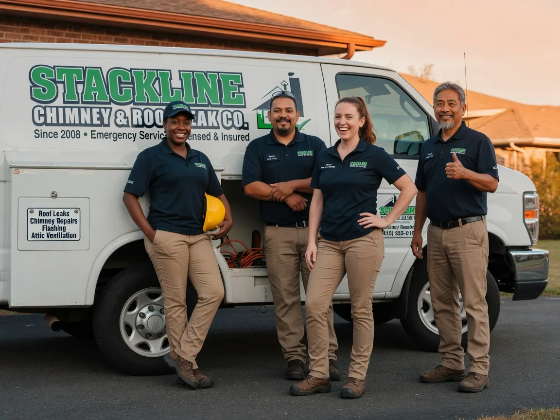 Chimney flashing repair company in Palacios, TX